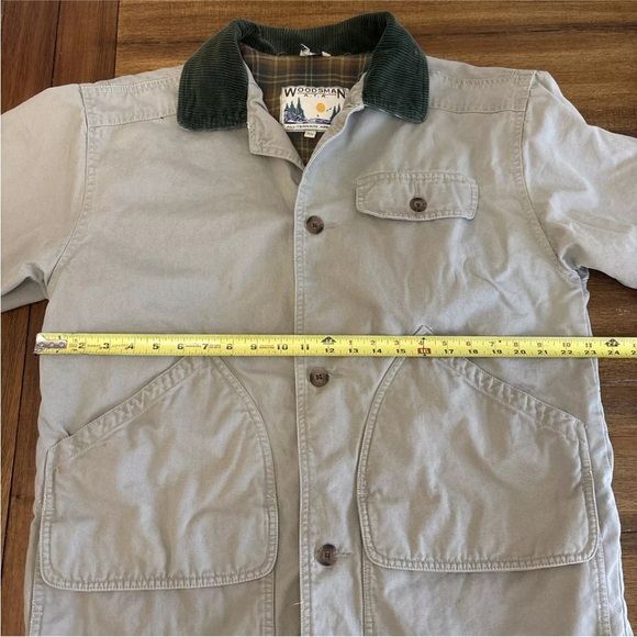 Woodsman ATA Barn Chore Mens Corduroy Jacket Gorpcore Y2K Carhartt Style Medium - Picture 7 of 15